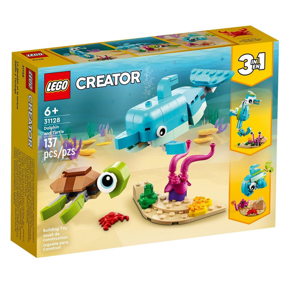 לגו קריאטור דולפין וצב 31128 - Lego