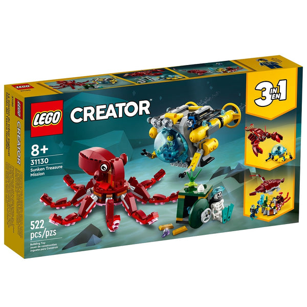 לגו קריאטור חיפוש אוצר במעמקים 31130 - Lego