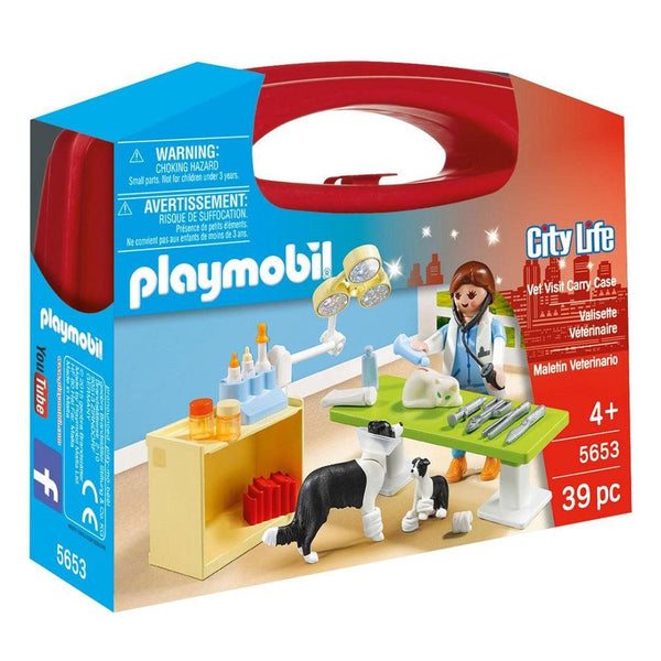 פליימוביל מזוודת מרפאה וטרינרית 5653 - Playmobil