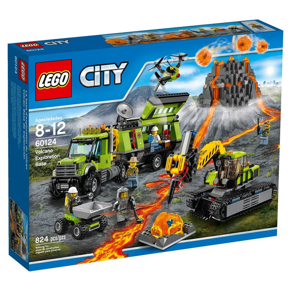 לגו סיטי בסיס לחקר הר הגעש 60124 - Lego