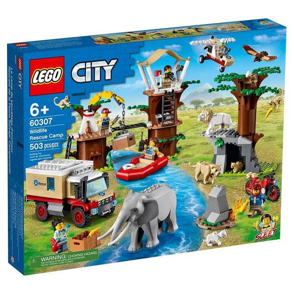 לגו סיטי מחנה להצלת חיות הבר 60307 - Lego