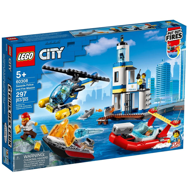 לגו סיטי משימת כיבוי ומשטרת חופים 60308 - Lego