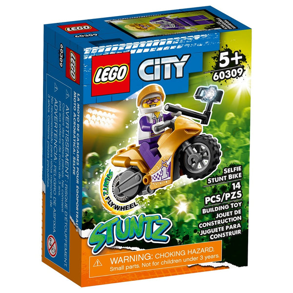 לגו סיטי אופנוע פעלולי סלפי 60309 - Lego