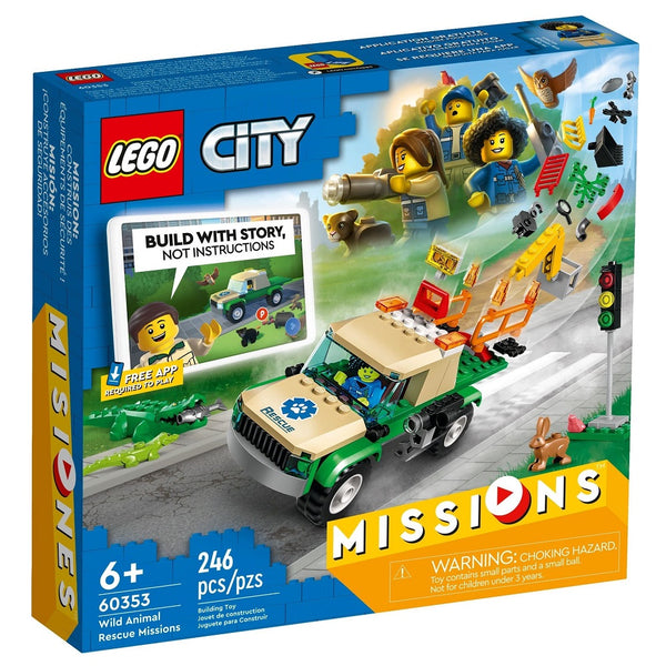 לגו סיטי משימת החילוץ של חיות הבר 60353 - Lego
