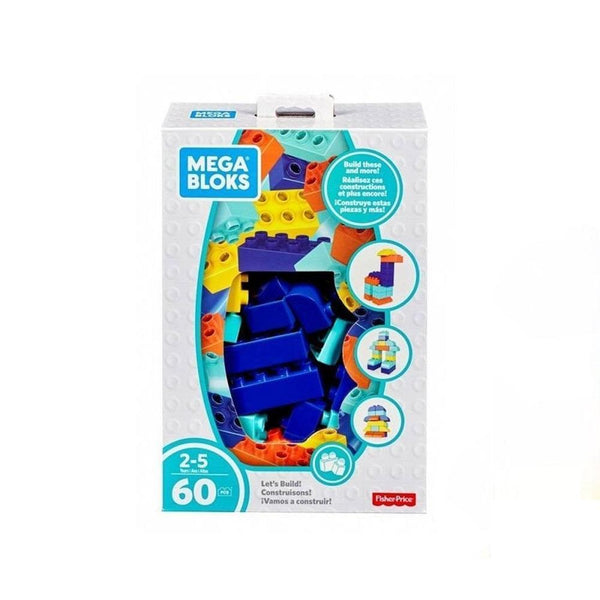 מגה בלוקס מארז 60 קוביות - 60 Mega Bloks Building Blocks