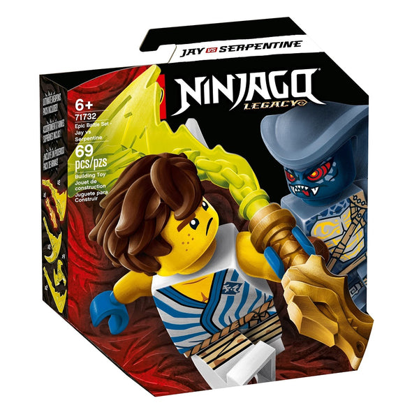 סט קרב: ג'אי נגד סרפנטין 71732- Lego Ninjago