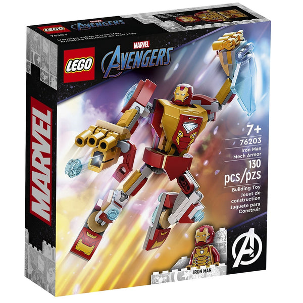 לגו מארוול הרובוט המשוריין של איירון-מן 76203 - Lego